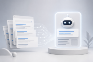 AI Search displays instant answers while website traffic and organic search results change.