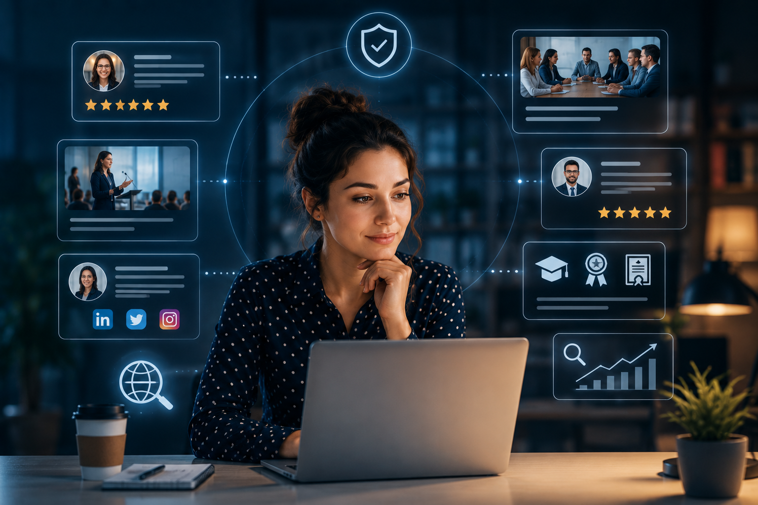 Digital Reputation influencing career opportunities and professional success online