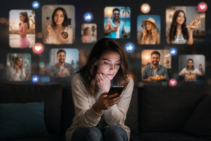 Influencer Culture showing social media influence shaping trust and opinions